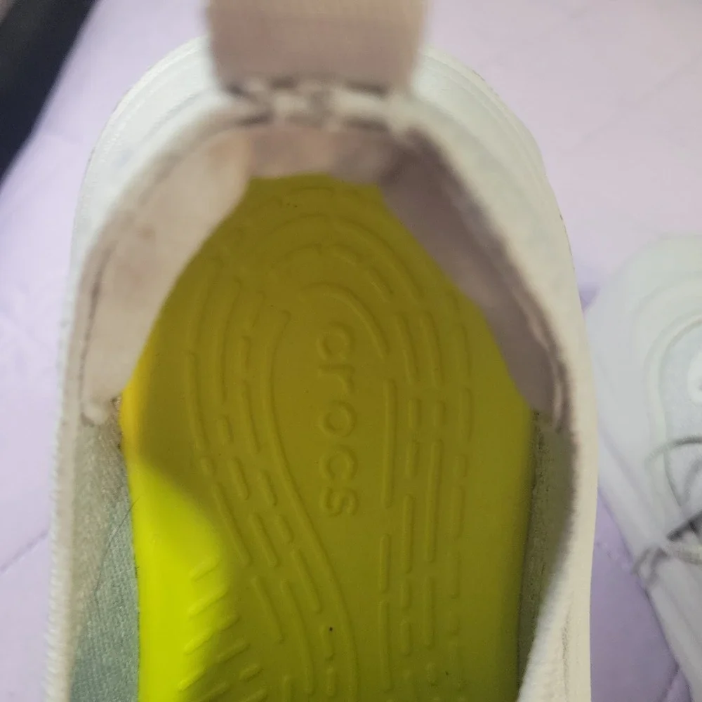 Crocs Echo Storm Tundra Light Grey Men 9 Women 11 Sneakers 210079-1NF